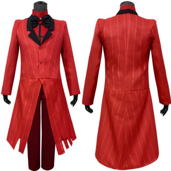halloween adult Hazbin Hotel ALASTOR cosplay suit