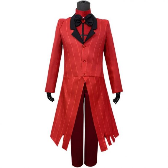 halloween adult Hazbin Hotel ALASTOR cosplay suit