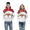 unisex santa couple costume christmas sweatshirt