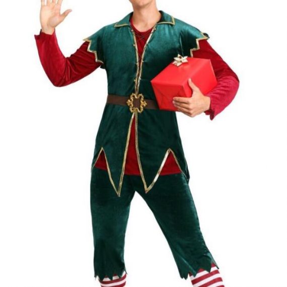 christmas elf outfit adult couple costume