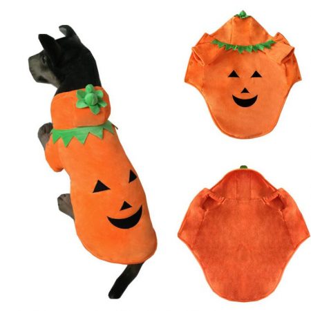 halloween pet funny dog costumes cosplay dog pumpkin costume