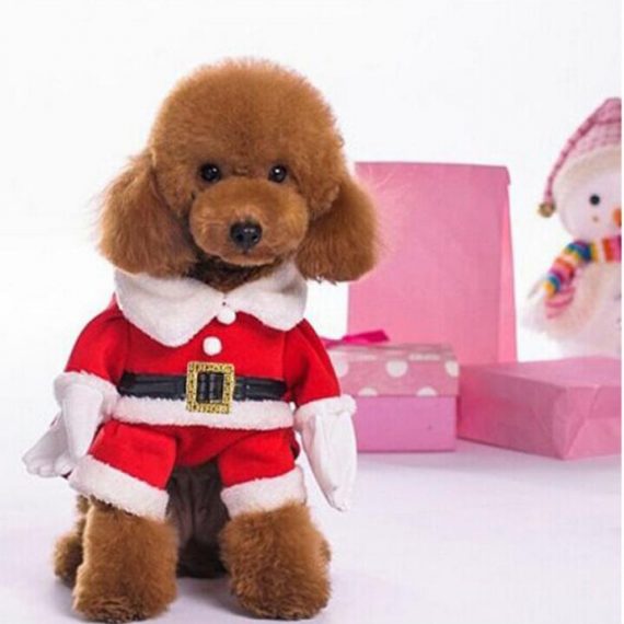dog halloween costumes christmas santa claus cosplay dog costumes