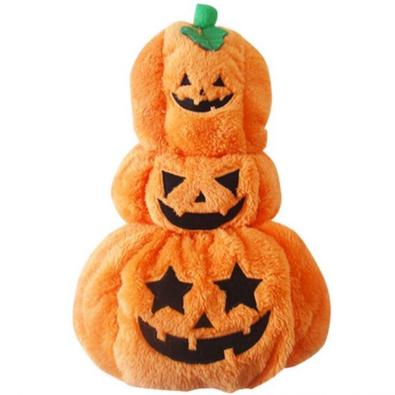 halloween pet cosplay funny dog pumpkin costume