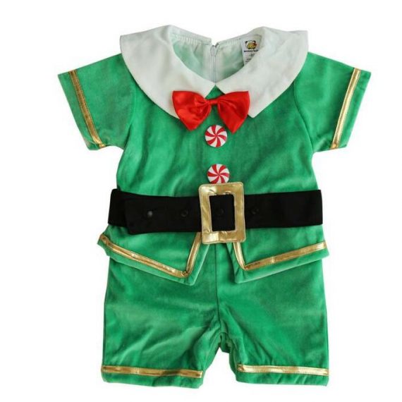 Halloween kids cosplay suit christmas baby elf costume