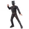boys superhero cosplay black panther costume kids