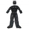 boys superhero cosplay black panther costume kids