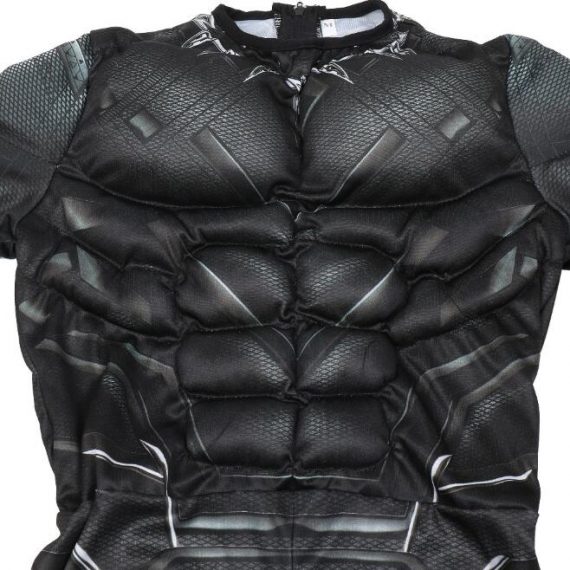 boys superhero cosplay black panther costume kids