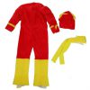 kids the flash costume superhero muscle cosplay jumpsuit