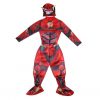 red muscle cosplay jumpsuit kids the flash costume