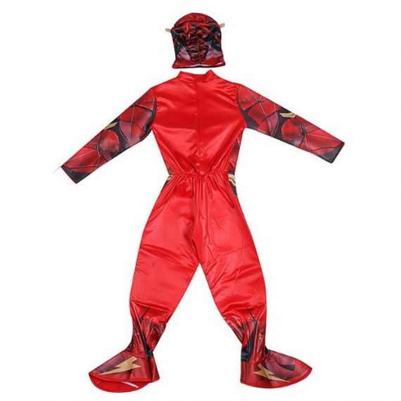 red muscle cosplay jumpsuit kids the flash costume