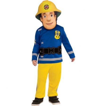 fireman sam costume kids cosplay suit