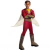 captain marvel cosplay shazam costume for kids