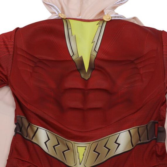 captain marvel cosplay shazam costume for kids