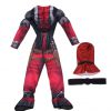 deadpool costume kids muscle suit superhero cosplay jumpsuit