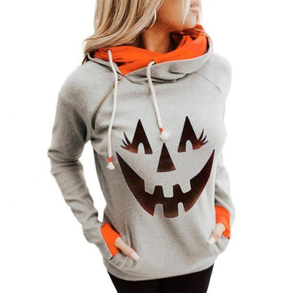 women's hoodie pumpkin halloween costume
