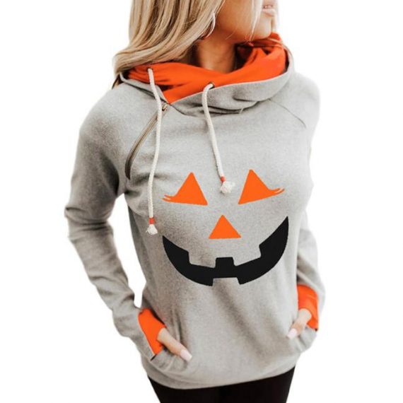 women's hoodie pumpkin halloween costume