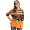 Halloween ladies hoodie jack o lantern loose sweetshirt