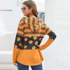 Halloween ladies hoodie jack o lantern loose sweetshirt