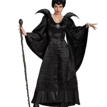 Black witch costume womens cosplay witch halloween costume