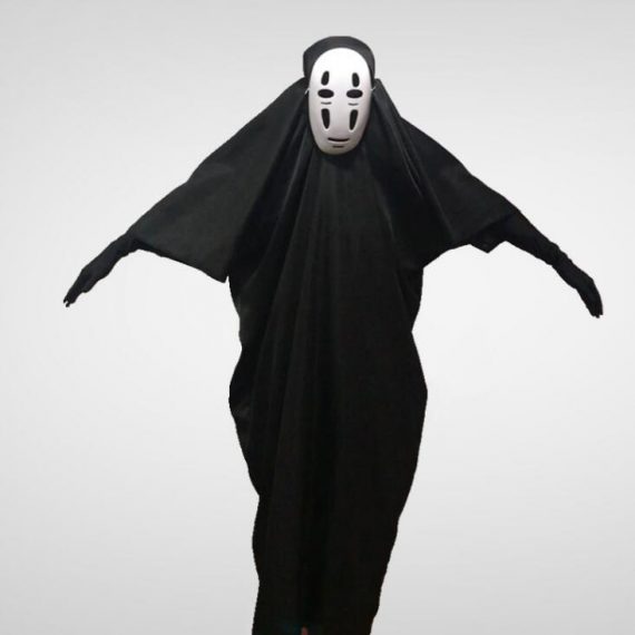 halloween spirited away cosplay adult kids no face costume