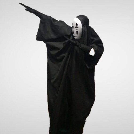 halloween spirited away cosplay adult kids no face costume