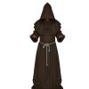 wizard priest cosplay costume medieval monk robe