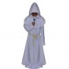 wizard priest cosplay costume medieval monk robe