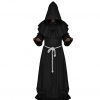 wizard priest cosplay costume medieval monk robe