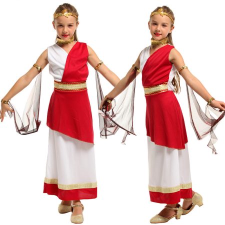 greek goddess costume girl athena dress suit
