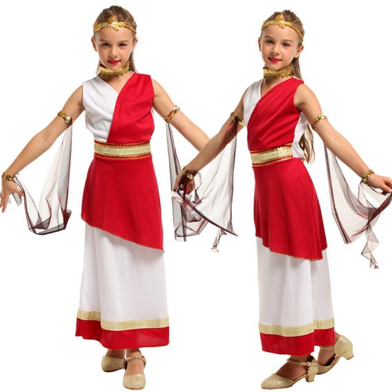 greek goddess costume girl athena dress suit