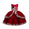 chirstmas flower girl dresses princess tulle skirt