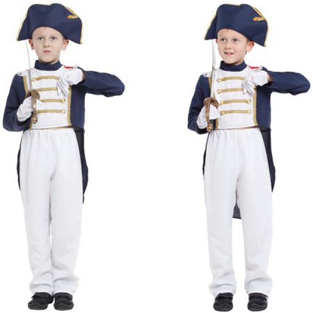 halloween kids cosplay boys officer costume
