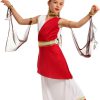 greek goddess costume girl athena dress suit
