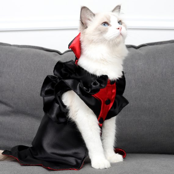 dog halloween costumes cat vampire costume pet clothing