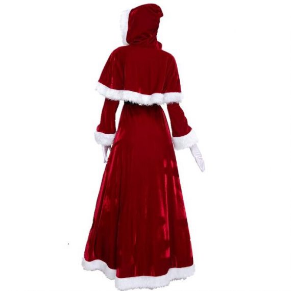 women santa costume girls christmas dress