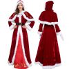 women santa costume girls christmas dress