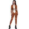halloween cospaly animal costume snake skin bodysuits