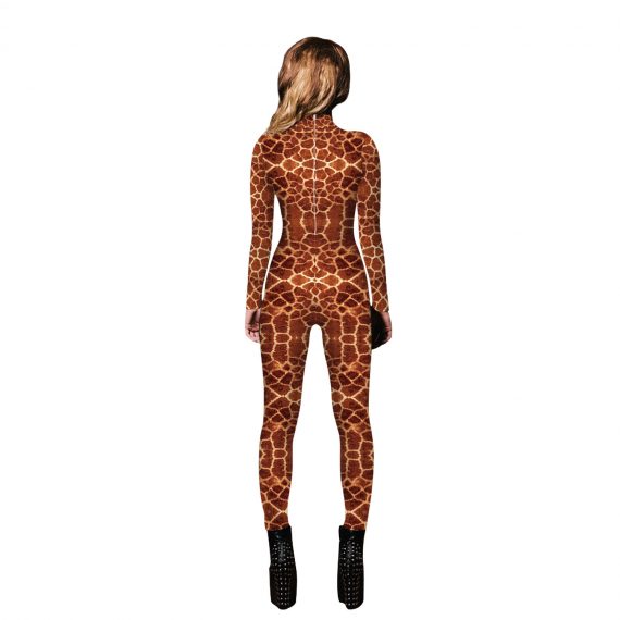 halloween cospaly animal costume snake skin bodysuits