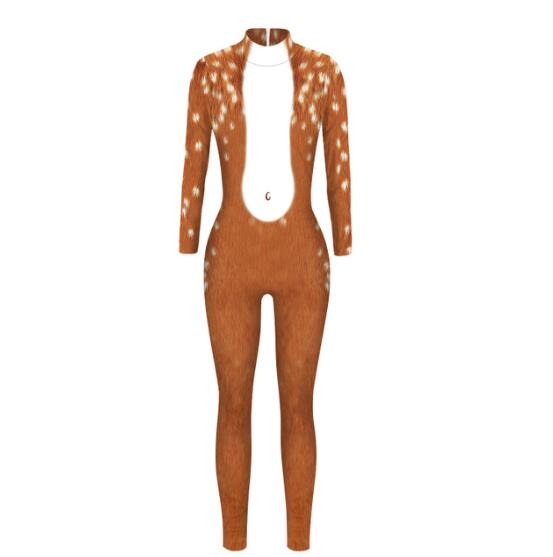 halloween cospaly animal costume snake skin bodysuits