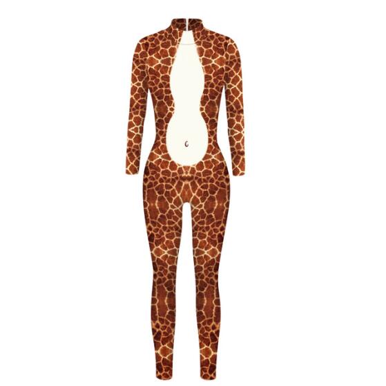 halloween cospaly animal costume snake skin bodysuits