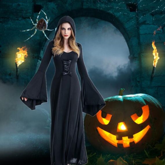halloween women vampire adult witch costume
