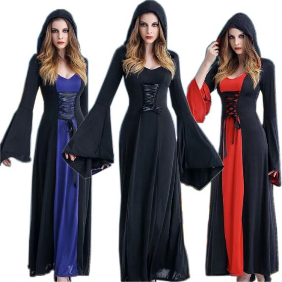 halloween women vampire adult witch costume