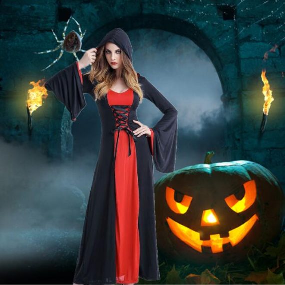 halloween women vampire adult witch costume