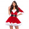 christmas dresses womens girls santa claus costume
