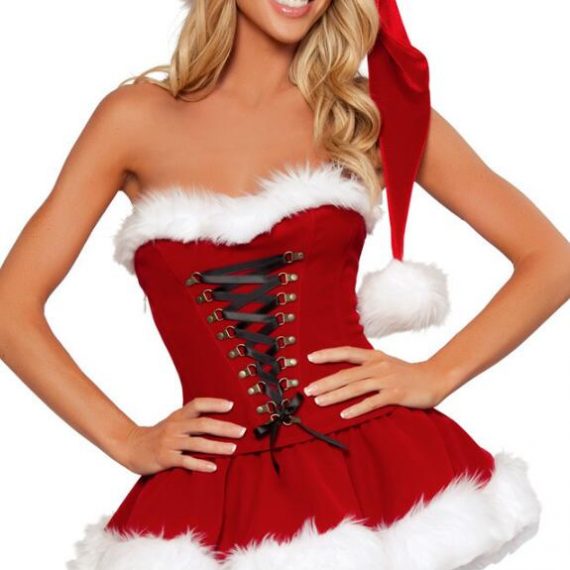 girls christmas dress womens santa costume