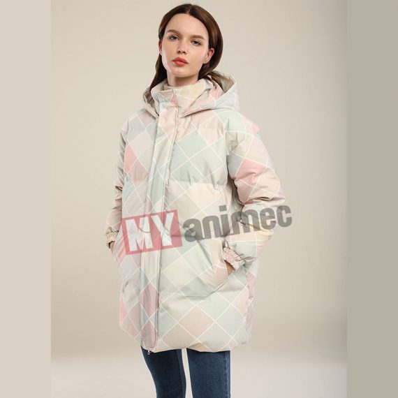 warmest winter coats for women mid length down jacket