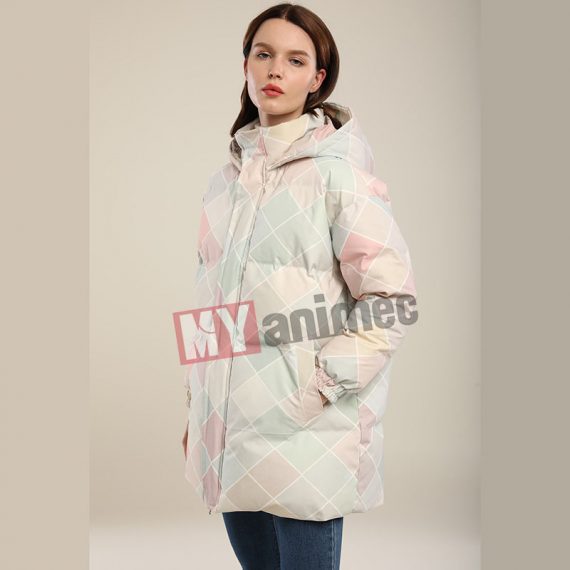warmest winter coats for women mid length down jacket