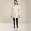 warmest winter coats for women mid length down jacket