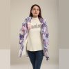 purple down jacket mid length winter women's jacket