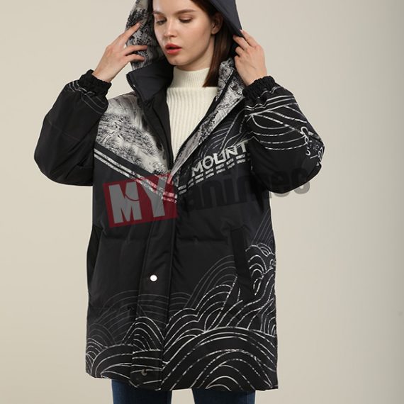 hooded down jacket warmest winter coats for women